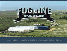 Tablet Screenshot of foglinefarm.com